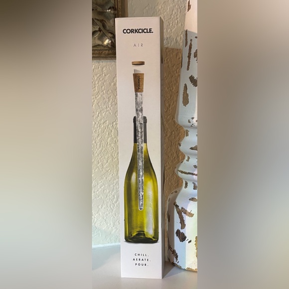 Corkcicle Other - Corkcicle Air Wine Chiller - Silver and Tan
